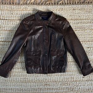 Madewell Brown Leather Jacket